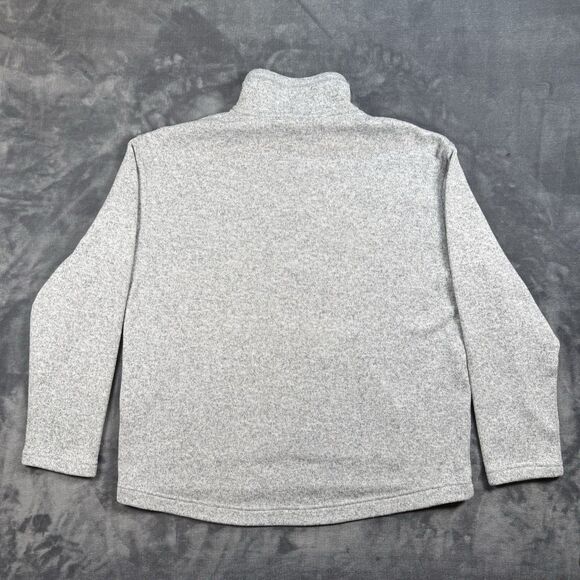 The American Outdoorsman Women's Half Zip Pullover Heather Gray Size L - Picture 3 of 7